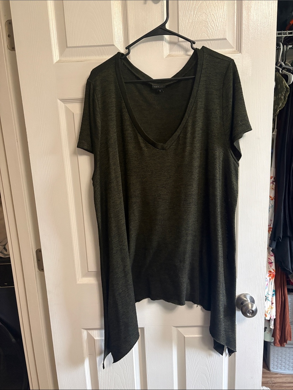 torrid Olive Green V-Neck Tunic